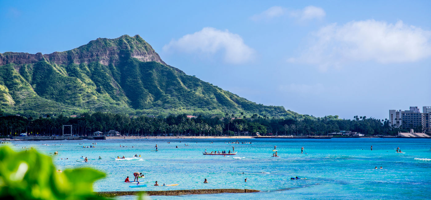 Image: A view of Waikiki Beach and Diamond Head (Photo via hipho / iStock / Getty Images Plus)