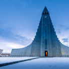 Hallgrimskirkja cathedral in reykjavik iceland (photo via surangaw / iStock / Getty Images Plus)