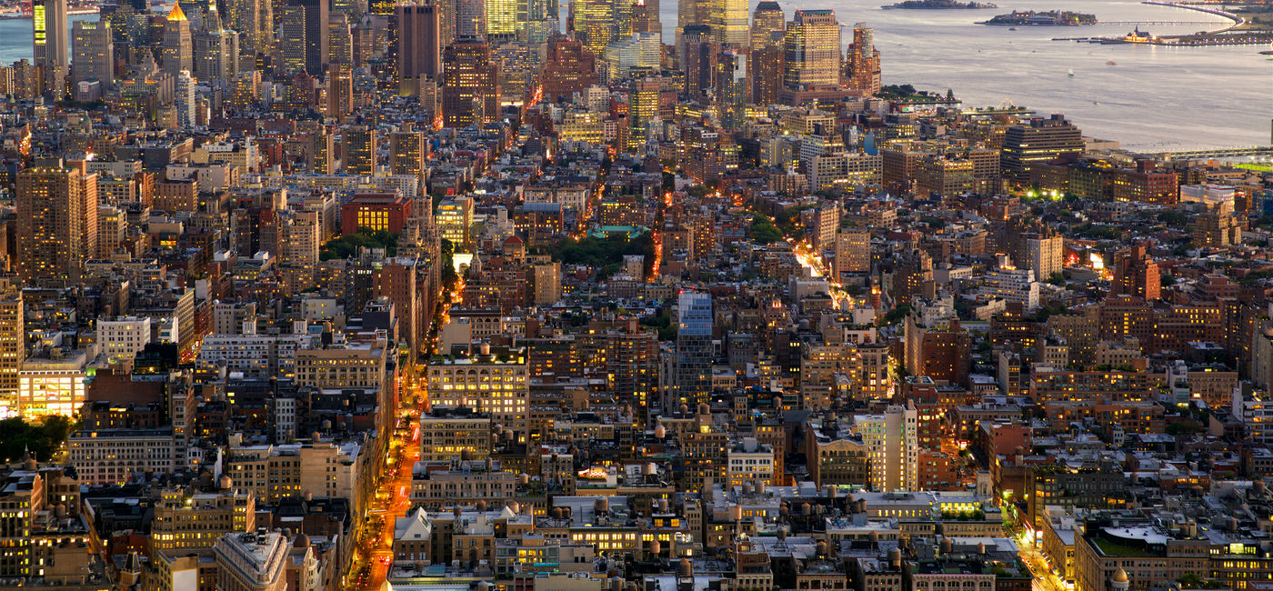 Image: PHOTO: Manhattan at sunset. (Photo courtesy of dibrova / iStock / Getty Images Plus)