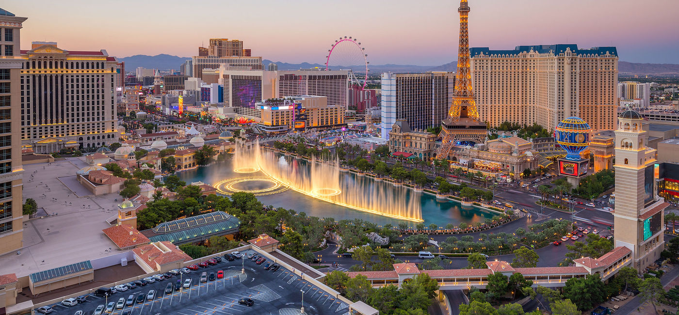 Image: Aerial view of the Las Vegas Strip. (photo via f11photo / iStock / Getty Images Plus)