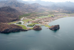 An aerial view of Loreto in Baja California, Mexico (Photo via MiguelABriones / iStock / Getty Images Plus)