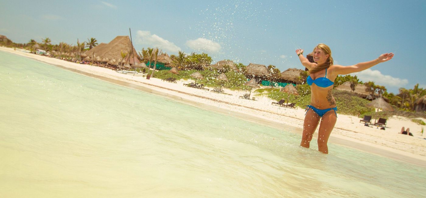Image: Mexico has 97 beaches, marinas, and boats, certified with the Blue Flag standard. (photo via KeremYucel / iStock Editorial / Getty Images Plus). (Provided by GAdventures)