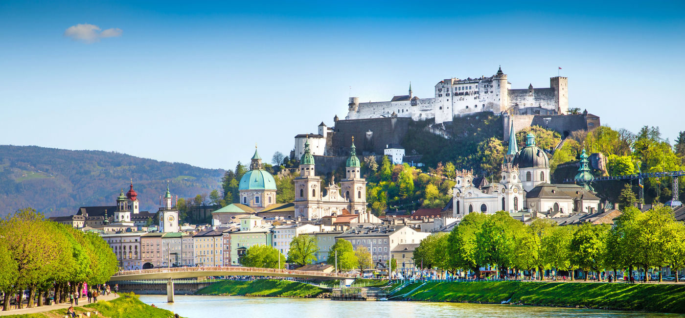 Image: Beautiful view of Salzburg skyline in summer (Photo via bluejayphoto / iStock / Getty Images Plus)