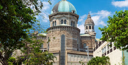 manila cathedral landmark in intramuros phillipines (photo via jackmalipan / iStock / Getty Images Plus)
