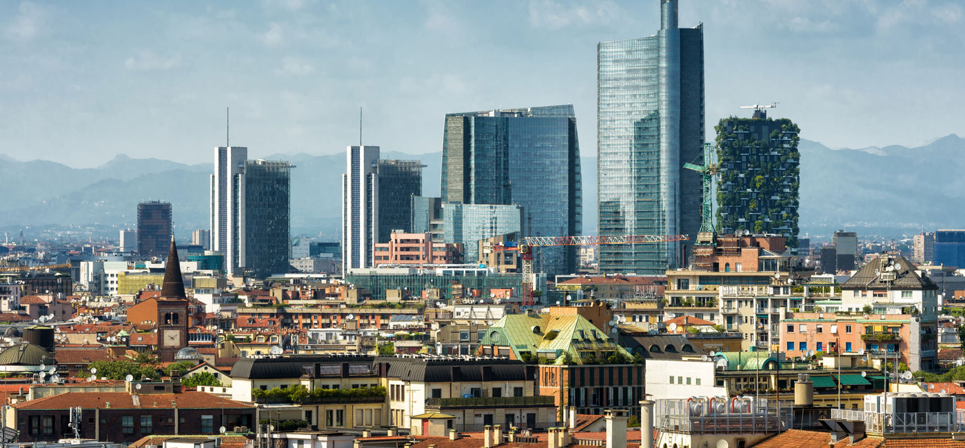 Image: Milan skyline with modern skyscrapers in Porto Nuovo business district in Italy. (photo via scaliger / iStock / Getty Images Plus)
