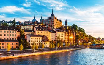 Old Town in Stockholm, Sweden (photo via scanrail / iStock / Getty Images Plus)