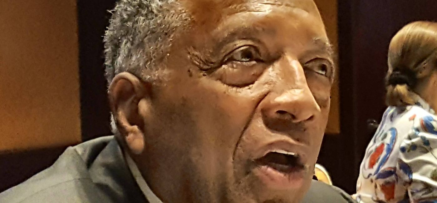Image: Sir Royston Hopkin was recognized for his "dedicated service and contribution to tourism in Grenada." (Photo by Brian Major).