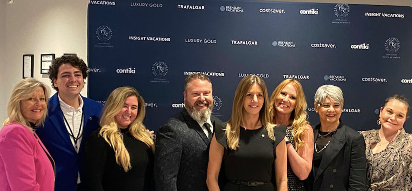 Image: The TTC Tour Brands team at their event Wednesday night in Toronto. (Tracy McCann)