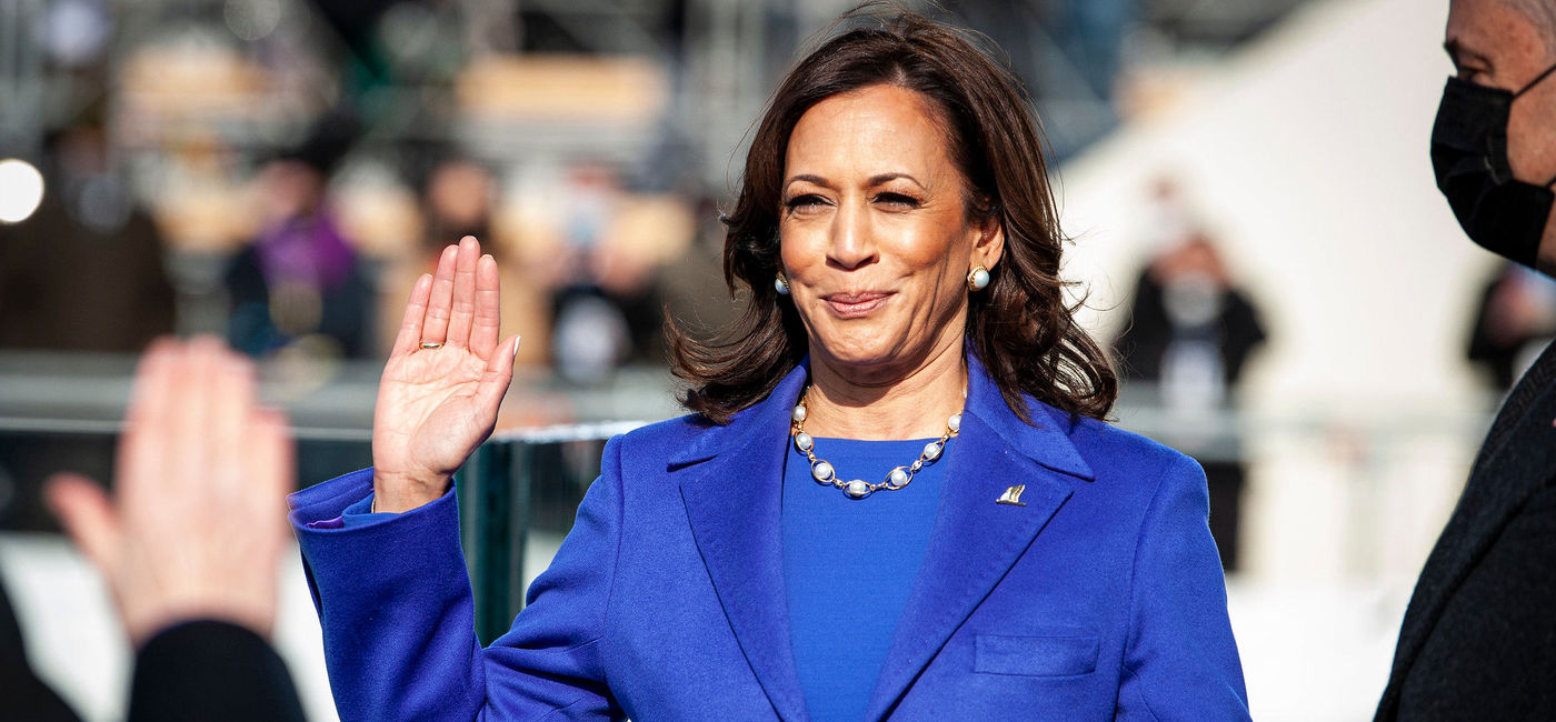 Image: U.S. Vice President Kamala Harris takes the Oath of Office. (photo via  GPA Photo Archive / Flickr)