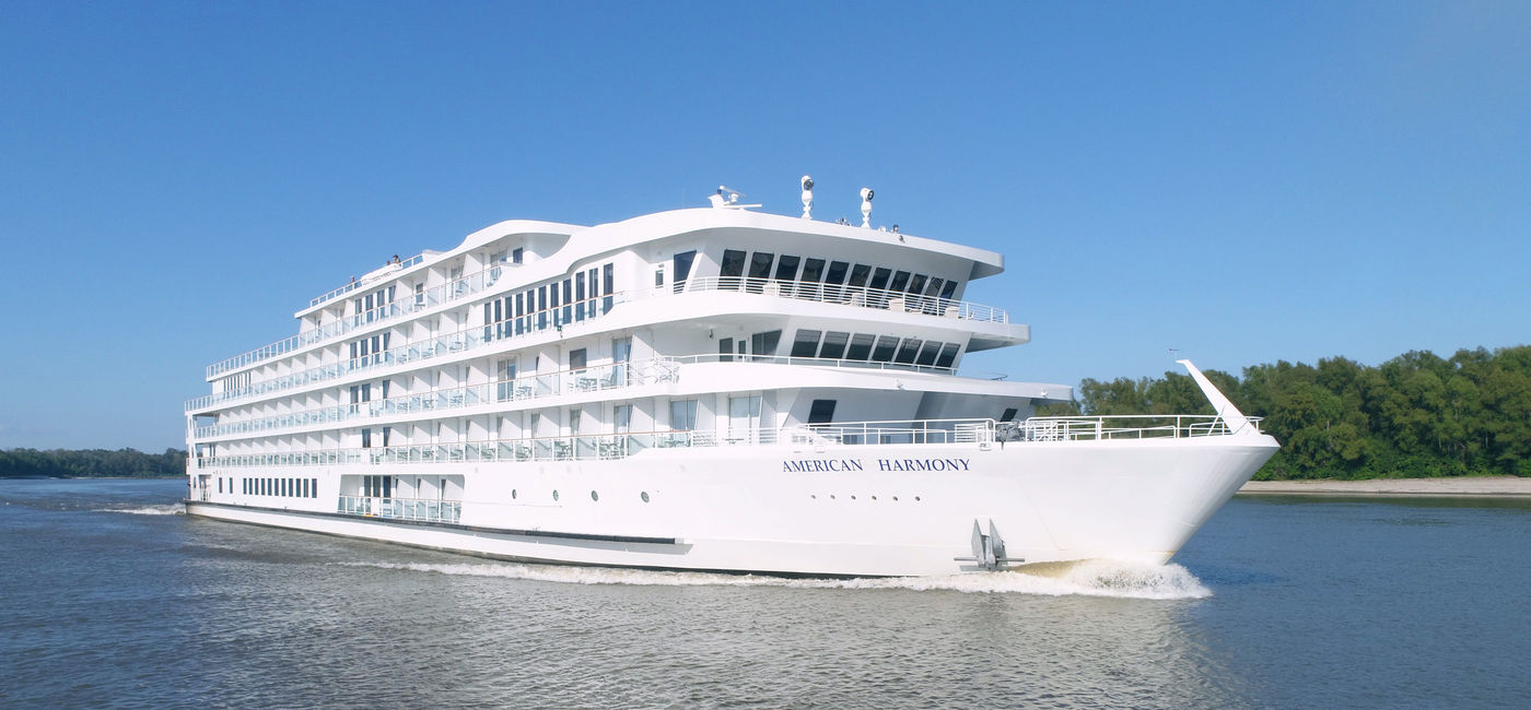 Image: American Cruise Lines’ modern riverboat American Harmony. (courtesy of American Cruise Lines)