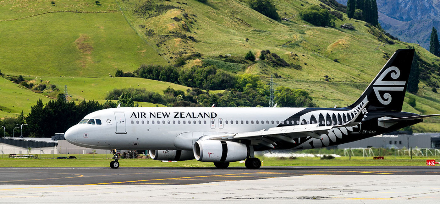 Image: Airplane of Air New Zealand takes off from airport. (Photo via NanoStockk / iStock Editorial / Getty Images Plus)