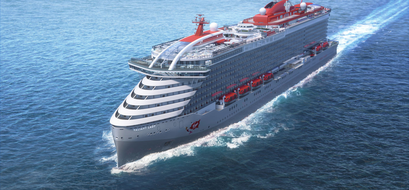 Image: PHOTO: Rendering of Virgin Voyages' Valiant Lady. (photo courtesy Virgin Voyages Media) (Photo Credit: Virgin Voyages)