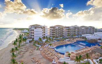 Exterior of the Grand Residences Riviera Cancun, a Registry Collection Hote