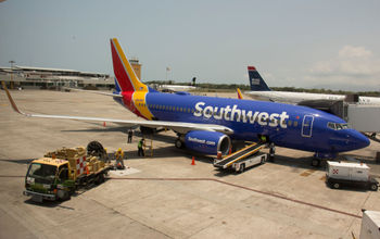 A Southwest Airlines Boeing 737.