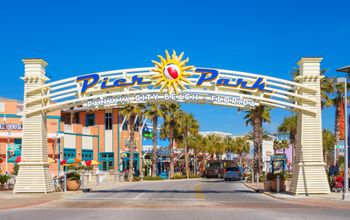 Pier Park shopping district in Panama City Beach, Florida