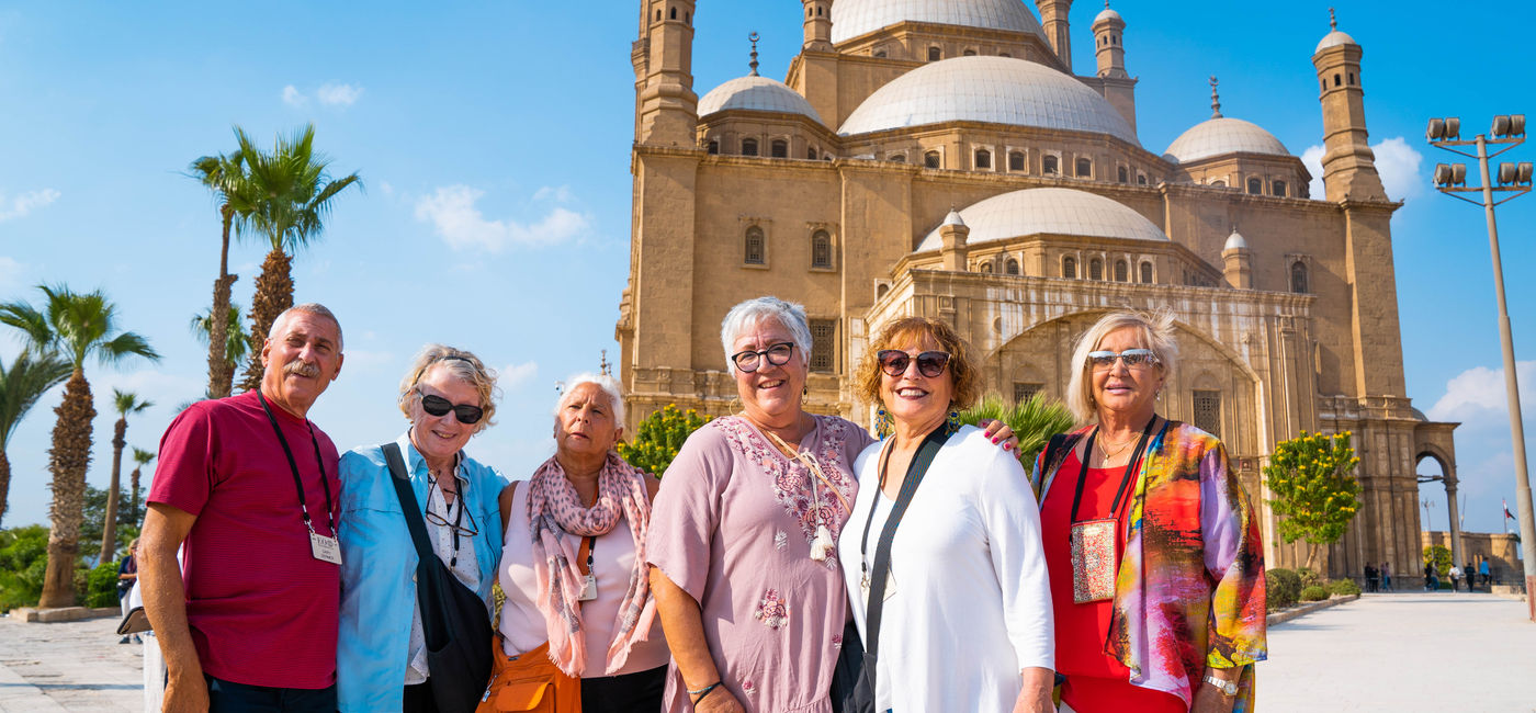 Image: An ETS Tours group in Cairo, Egypt. (photo via ETS Tours) ((photo via ETS Tours))