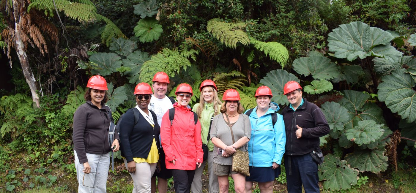 Image: Le groupe au Parc national du volcan Poas (PHOTO: TravelPulse Québec)