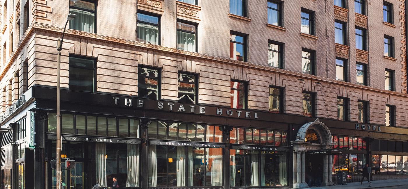 Image: PHOTO: Exterior of The State Hotel in Washington. (Photo via Columbia Hospitality)