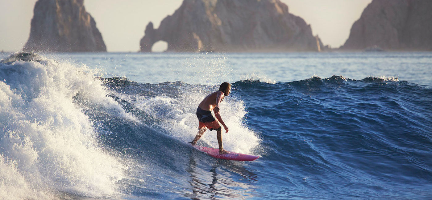 Image: Surfing in Los Cabos. (photo via Los Cabos Tourism Board)