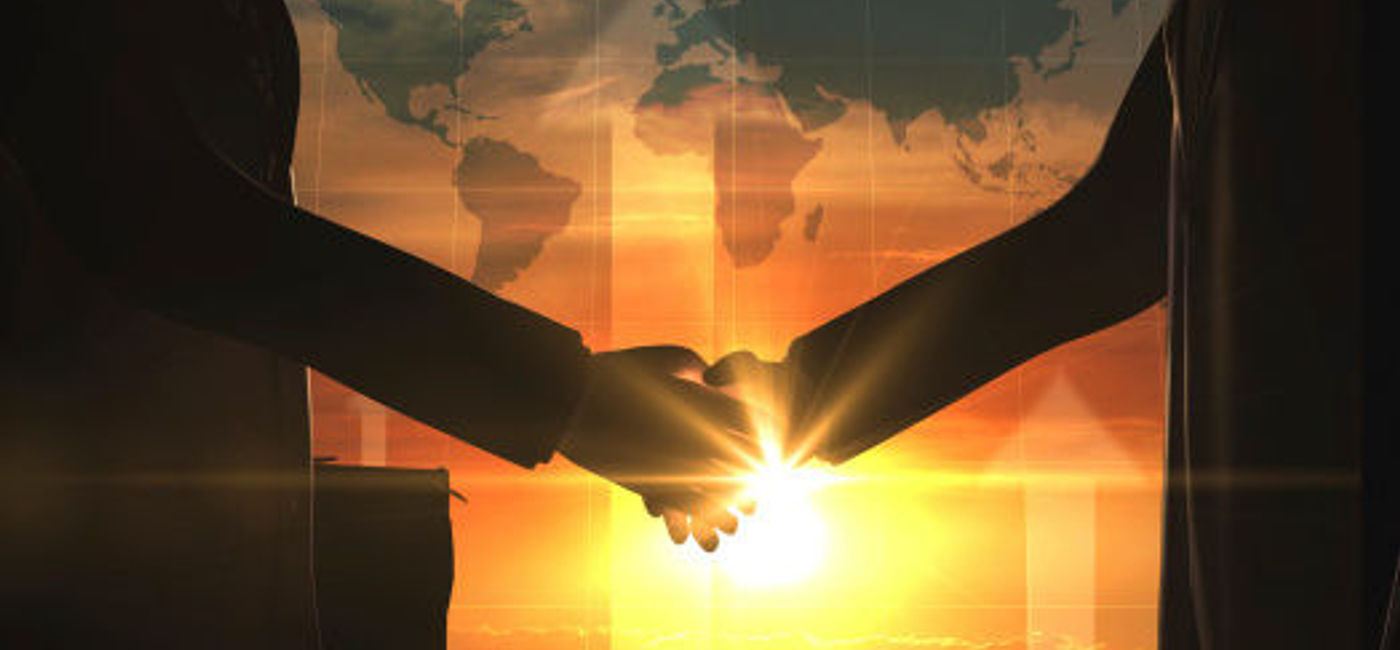 Image: PHOTO: World business handshake. (photo courtesy of Thinkstock)