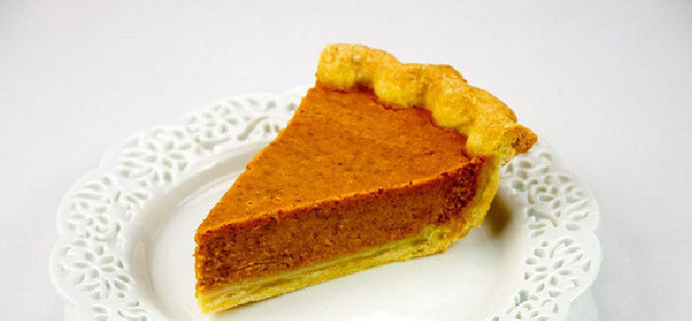 Image: PHOTO: A slice of pumpkin pie. (photo via Flickr/TheCulinaryGeek)