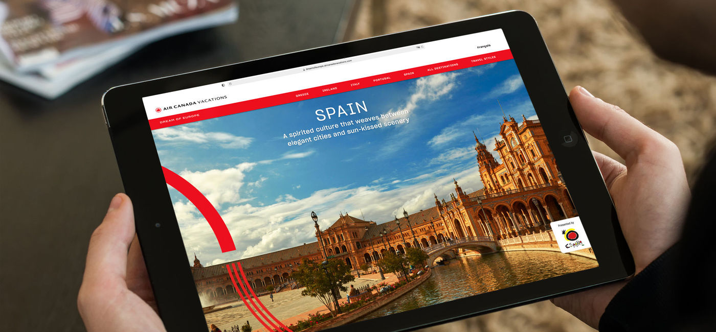Image: You can now book ACV Europe tours online through Softvoyage. (Air Canada Vacations)