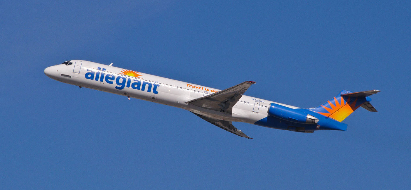 Image: PHOTO: An Allegiant Air plane in flight. (photo via Flickr/InSapphoWeTrust) 