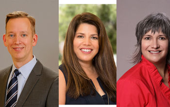 From left to right: David Kolner, Jennifer Campbell, Michelle Rashid.