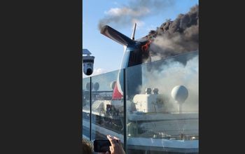 Carnival cruise ship on fire, fire, cruise ship fire, Carnival Freedom