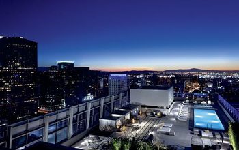 Rooftop area at The Ritz-Carlton Los Angeles