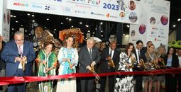 Ribbon-cutting at the Houston Travel Fest