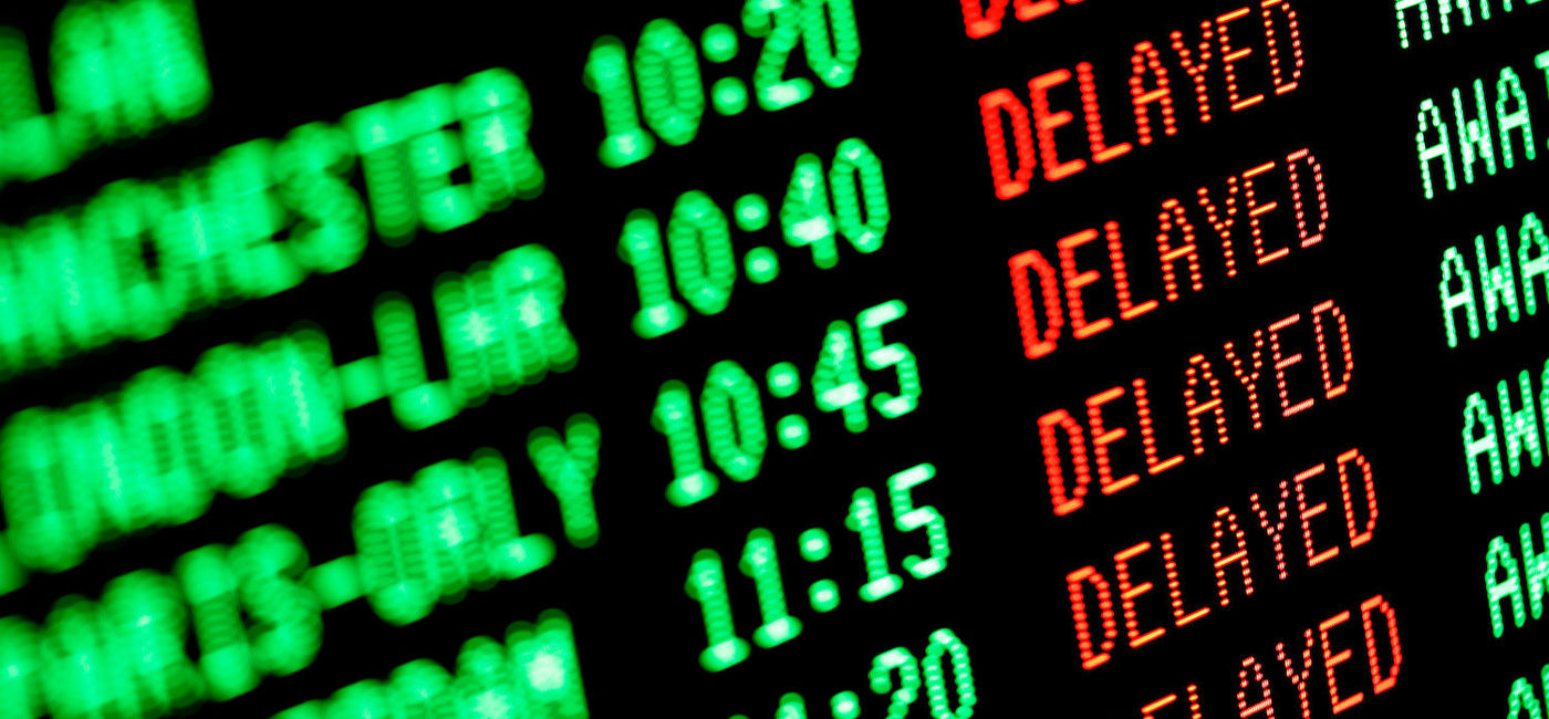 Image: Flight delays. (Photo via Getty Images / bunhill) (Getty Images /  bunhill)