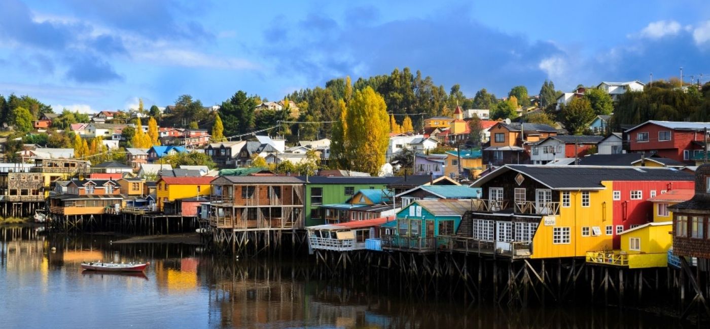 Image: Houses and businesses on stilts on Chiloe, Chile. (photo via Chile) ((photo via Sernatur/Travel Chile))