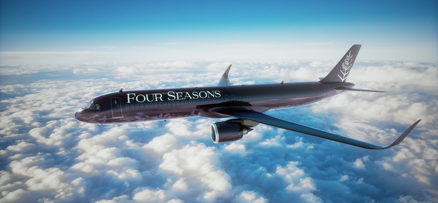 Image: Four Seasons' new customized 48-seat Airbus. (Four Seasons Media License)