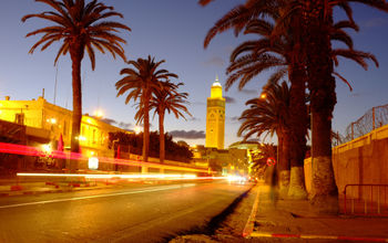 The Hassan II Mosque in Casablanca, Morocco