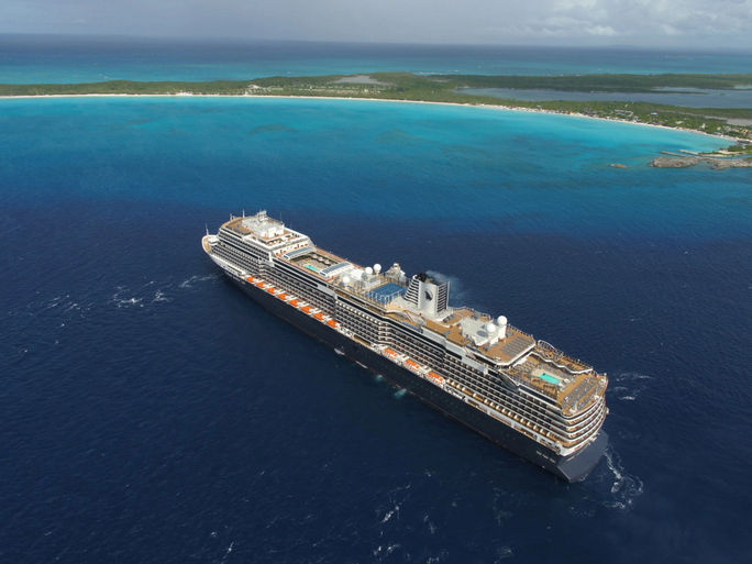 Holland America Line, Rotterdam,z Half Moon Cay, The Bahamas, the Caribbean