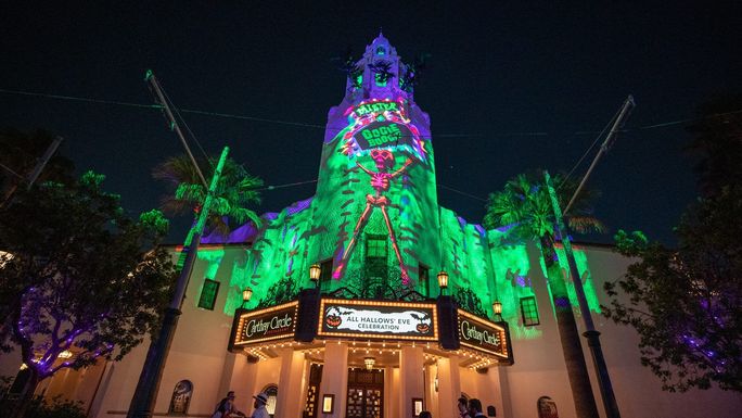 Oogie Boogie Bash at Disney California Adventure Park, part of Halloween Time at Disneyland Resort. Oogie Boogie Bash, Disney California Adventure Park, Halloween Time, Buena Vista Street, Disneyland Resort, after hours events