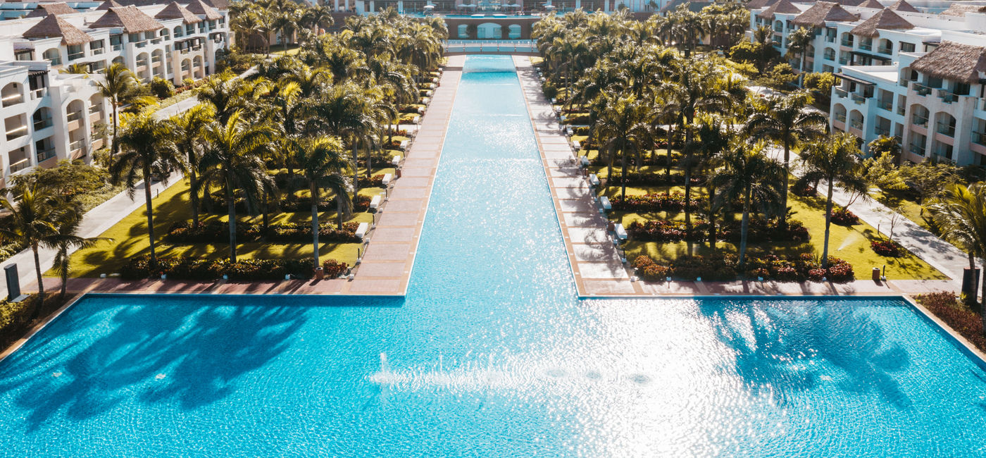 Image: Overhead view of the Hard Rock Hotel & Casino Punta Cana, Dominican Republic. (photo courtesy of Hard Rock Hotel & Casino Punta Cana) (PHOTO: Courtoisie de Hard Rock Hotel & Casino Punta Cana)