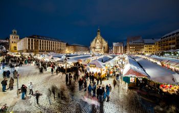 Christmas market, Nuremberg, Germany, Bavaria