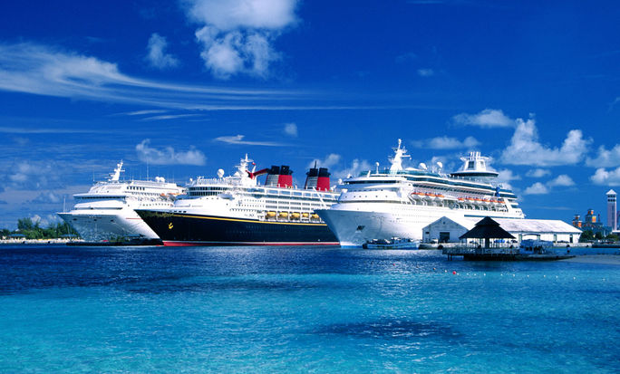 cruise ships, docks, terminal, New Providence, The Bahamas