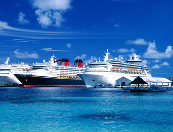 cruise ships, docks, terminal, New Providence, The Bahamas