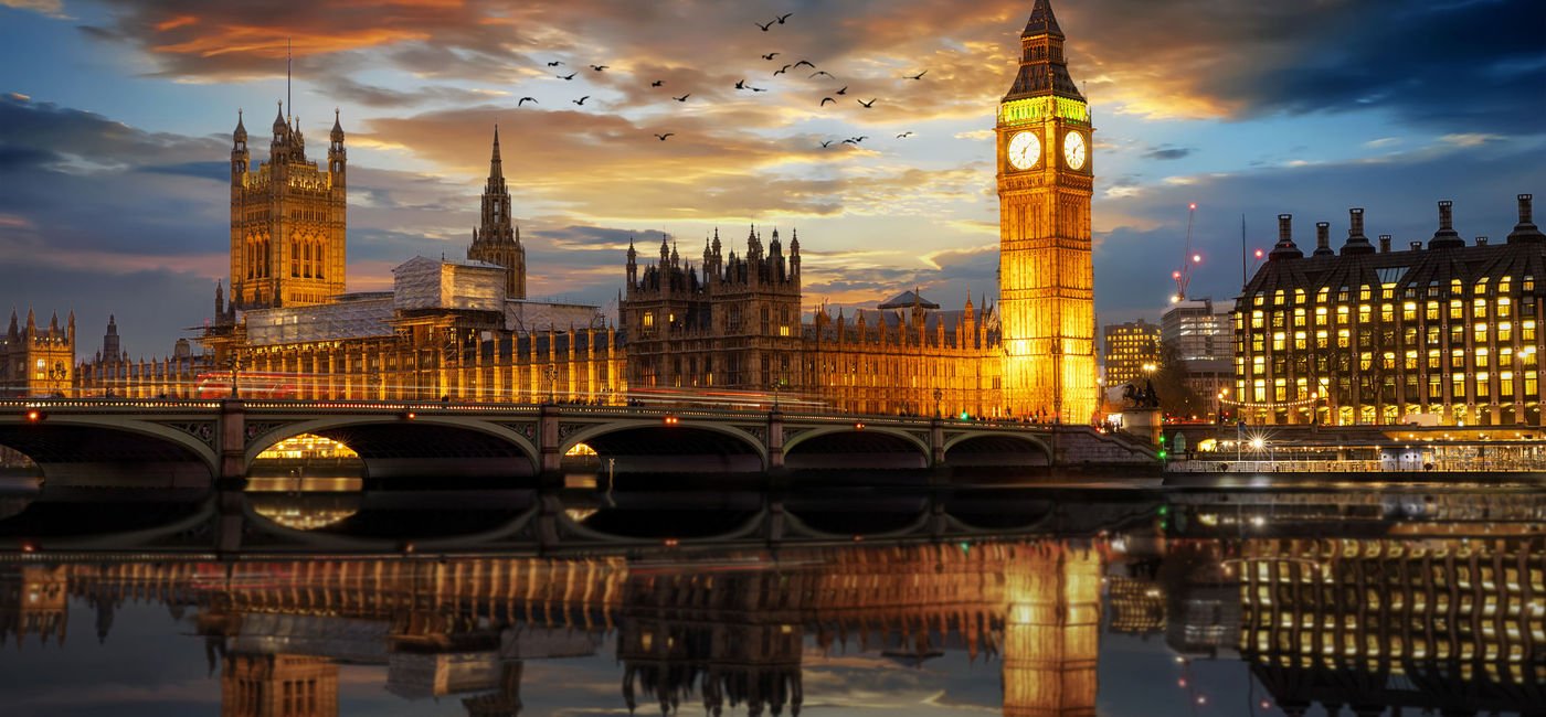Image: PHOTO: Westminster and Big Ben by the River Thames in London. (Photo via SHansche/iStock/Getty Images Plus)