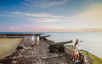 Brimstone Hill fortress on St. Kitts