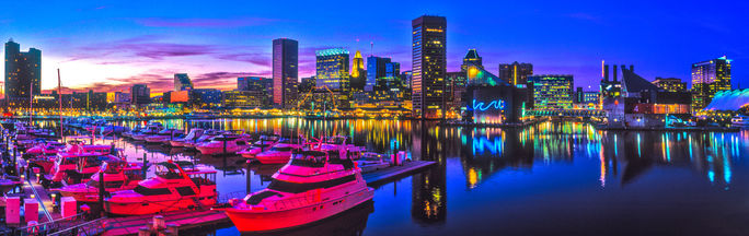 Baltimore, MD Harbor Dusk