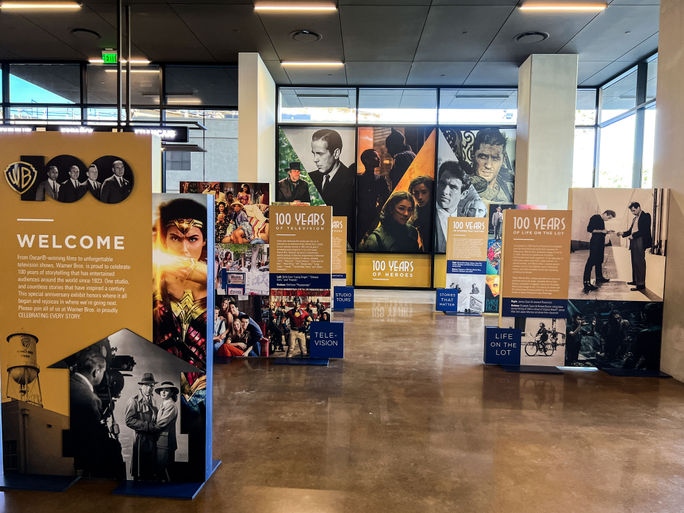 Warner Bros. Studios, exhibit, 100th anniversary, Centennial, Los Angeles, Hollywood