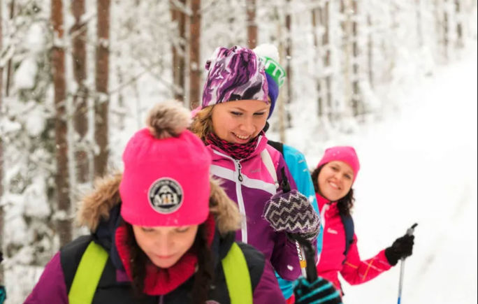 Cross country skiing in Finland