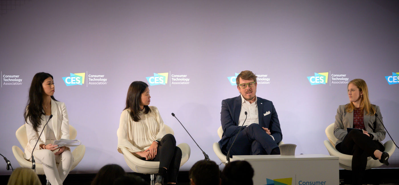 Image: MSC Cruises’ Luca Pronzati speaks at CES 2020 in Las Vegas. (photo courtesy of Brian Friedman for MSC Cruises) (MSC Cruises’ Luca Pronzati)