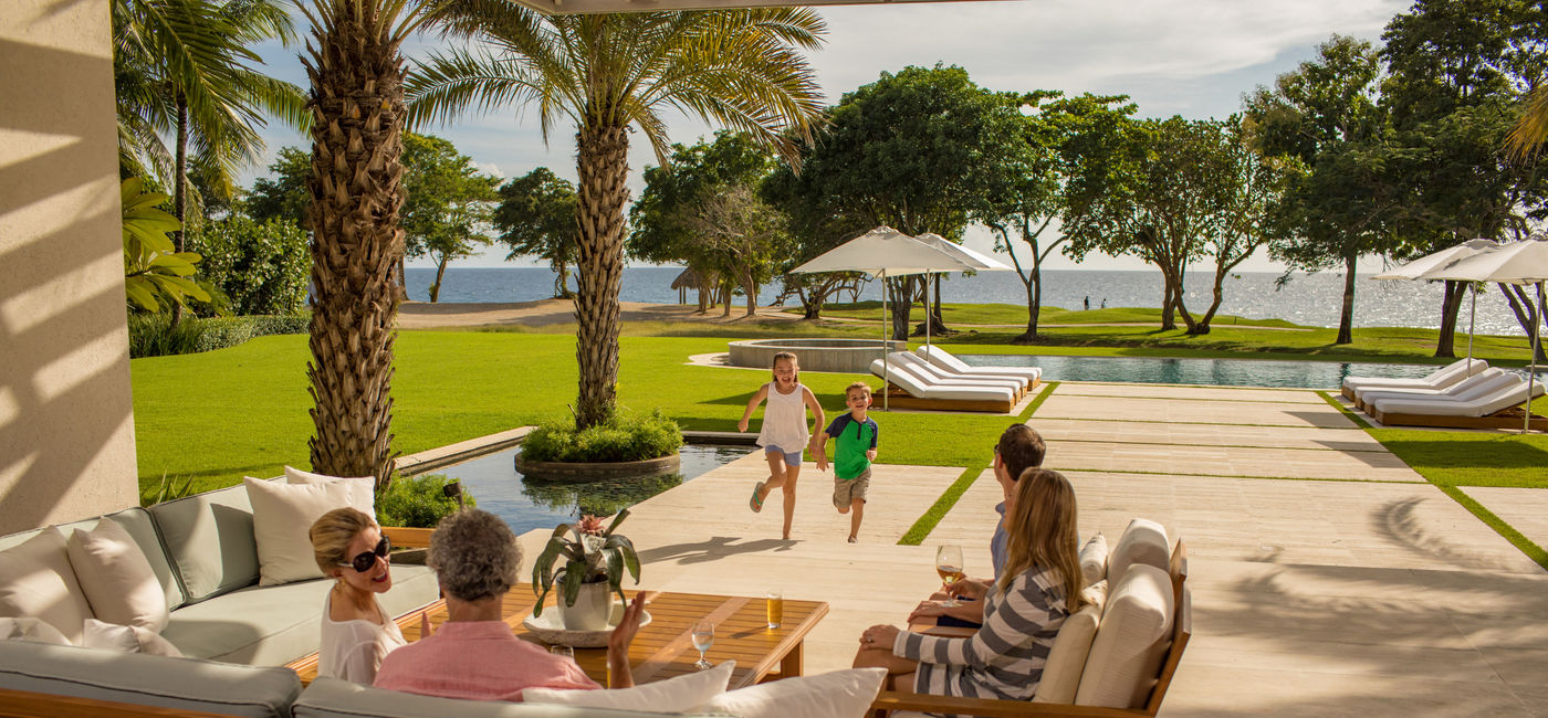 Image: PHOTO: A family enjoying their Casa de Campo private villa. (Photo via Casa de Campo) (Courtesy of Casa de Campo)
