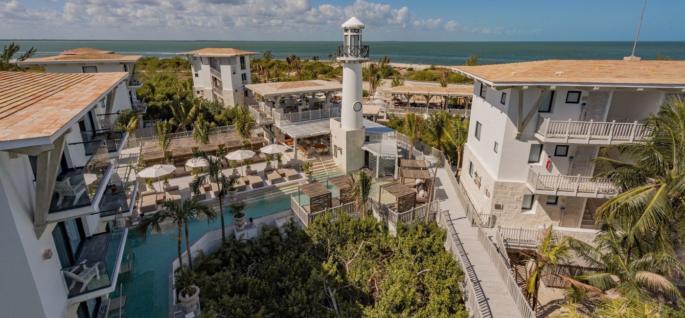 Image: The Margaritaville, St. Somewhere, Punta Coco, Holbox Island resort in Quintana Roo, Mexico. (photo courtesy of Karisma Hotels & Resorts)