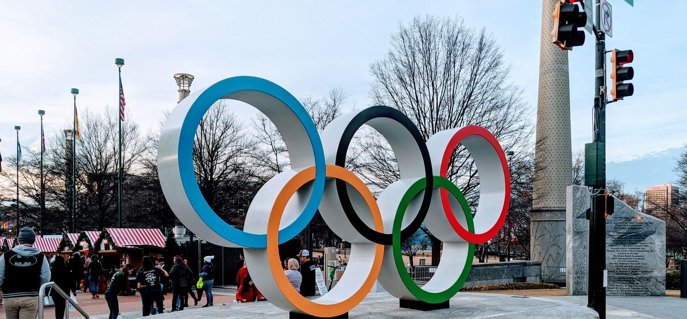 Image: Olympic Rings. (photo via Lauren Bowman)